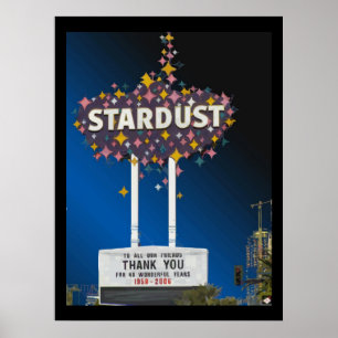 Stardust Las Vegas Vector Graphic Poster #14