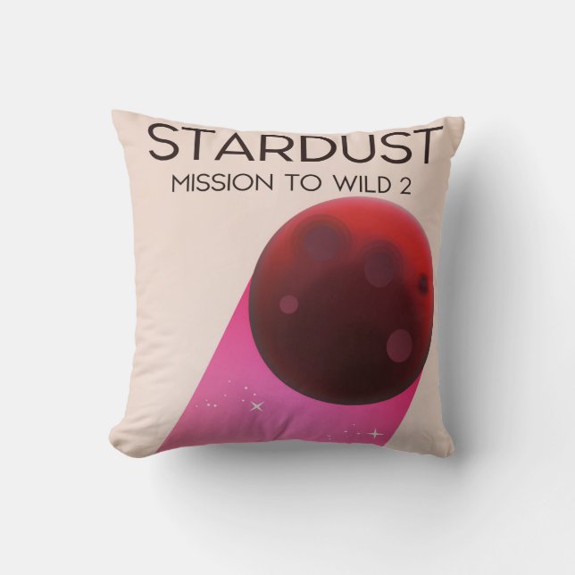 Stardust Mission to Comet Wild 2 Cushion (Front)
