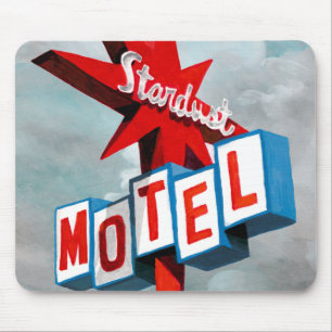 Stardust Motel Sign Mouse Mat