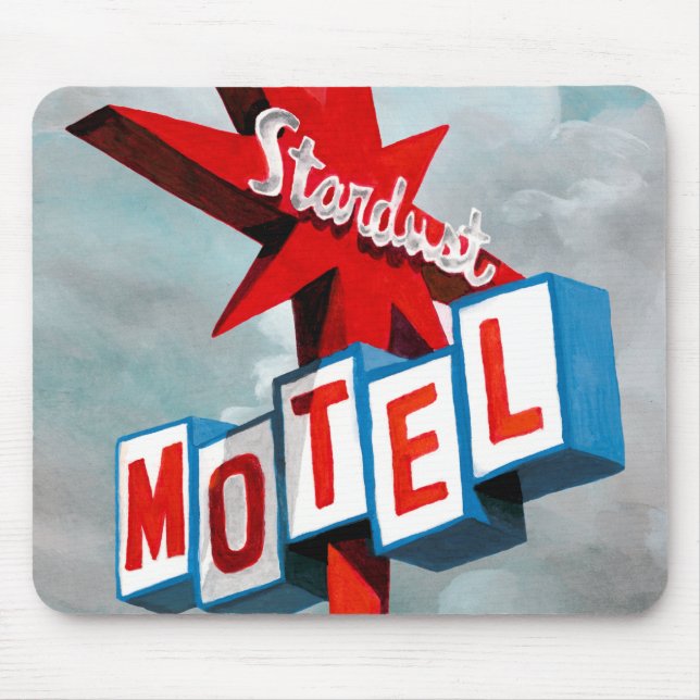 Stardust Motel Sign Mouse Mat (Front)