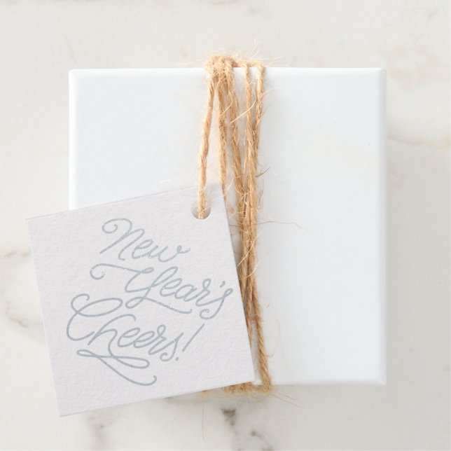 Stardust New Years Cheers Favour Tags (With Box)