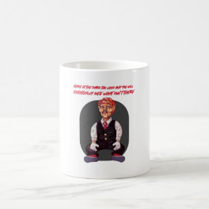 Stare at the dark too long and you will eventually coffee mug