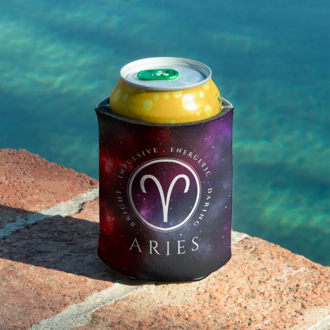 Starfield Aries Ram Western Zodiac Can Cooler (In Situ Pool)
