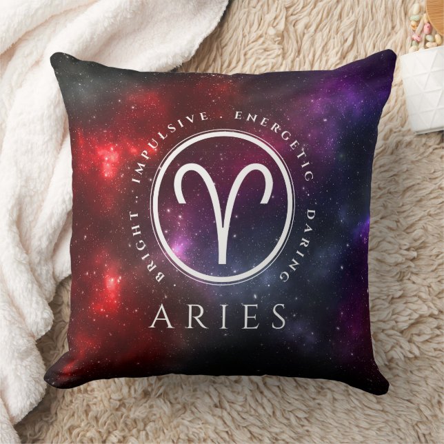 Starfield Aries Ram Western Zodiac Cushion (Blanket)