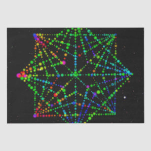 Starfield Kaleidoscope Design Tissue Paper