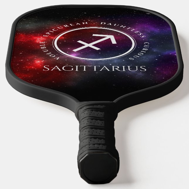 Starfield Sagittarius Archer Western Zodiac Pickleball Paddle (Laydown)