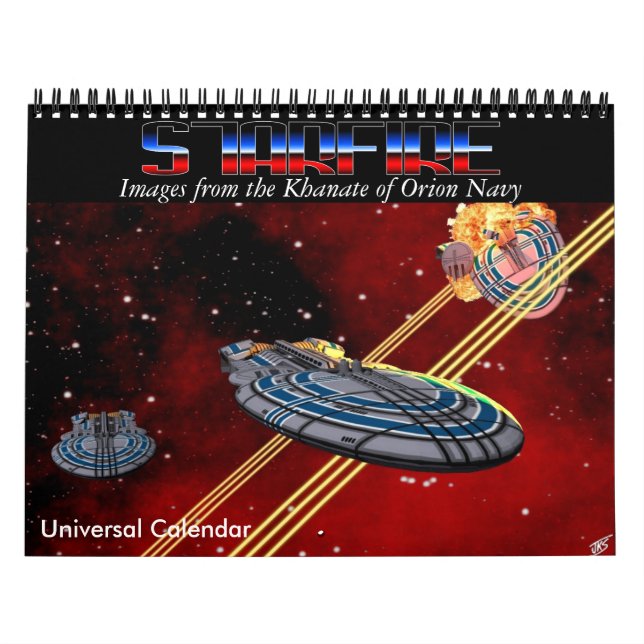 Starfire Calendar: Khanate of Orion Navy Calendar (Cover)