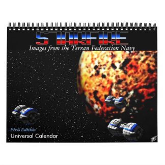 Starfire Calendar: Terran Federation Navy, 1st Ed Calendar