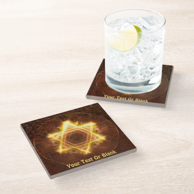 Starfire Glass Coaster (Angled)