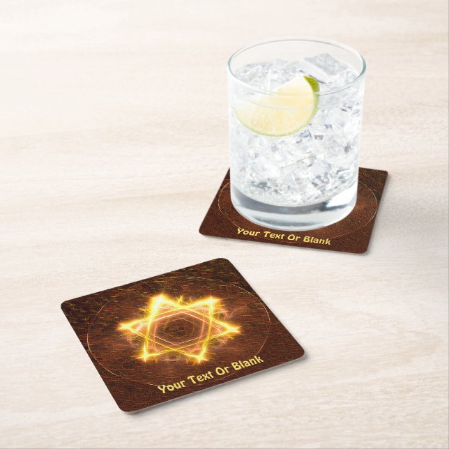 Starfire Square Paper Coaster (Insitu)