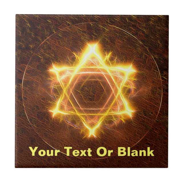 Starfire Star Of David Tile (Front)
