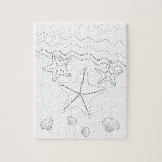 Starfish Adult Colouring Puzzle
