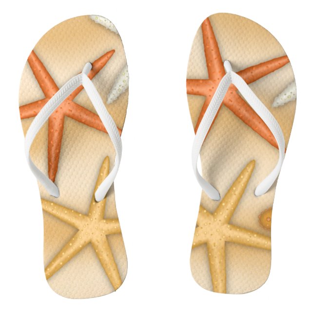 Starfish Adult Flip Flops (Footbed)