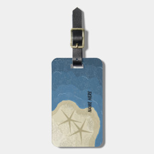 Starfish and a Blue Ocean Luggage Tag