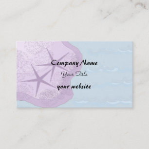 Starfish and Beach Theme Business Card