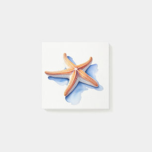 Starfish and Blue Silhouette Post-it Notes