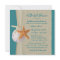 Starfish and Burlap Look Teal Bridal Shower
