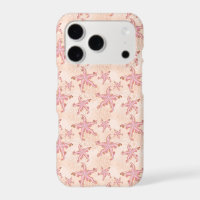 Starfish and Coral Pink Pastel Pattern