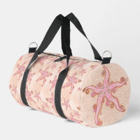 Starfish and Coral Pink Pastel Pattern