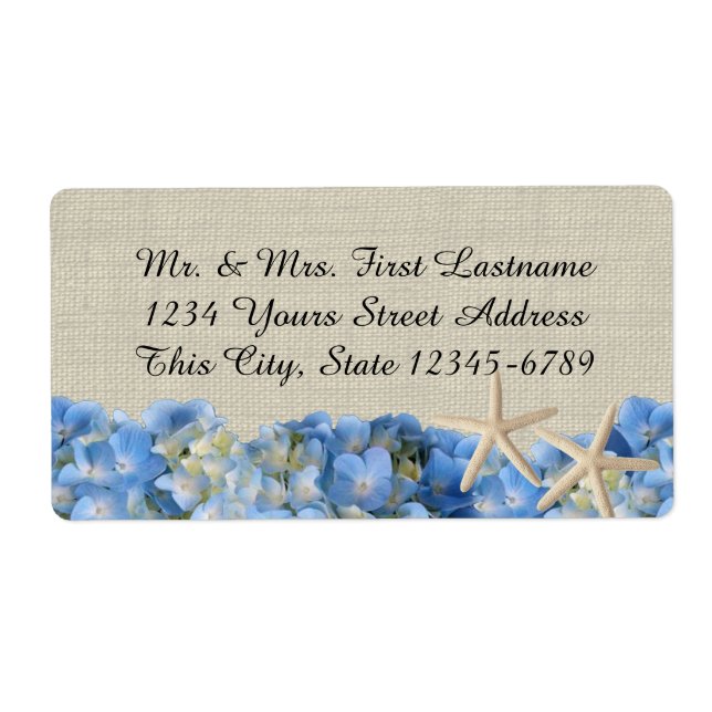 Starfish and Hydrangeas (Front)