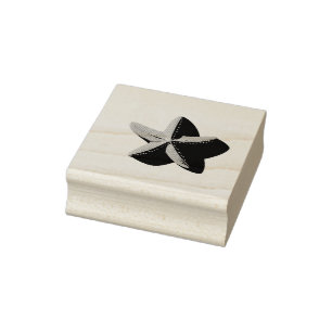 Starfish and Its Shadow Rubber Stamp