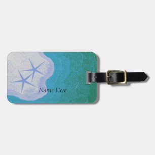 Starfish and Ocean Luggage Tag