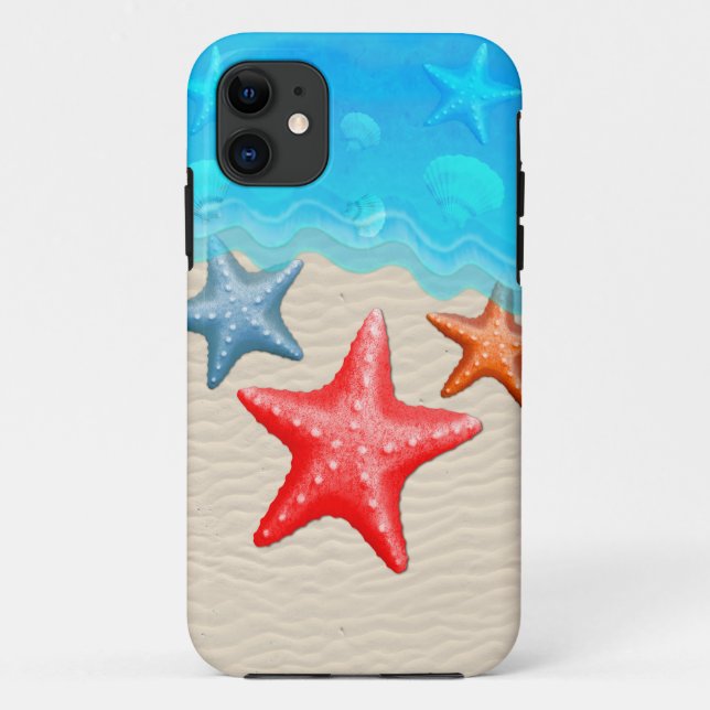 Starfish And Seashells Case-Mate iPhone Case (Back)