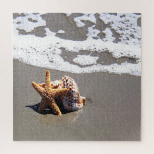 Starfish And Shell Jigsaw Puzzle