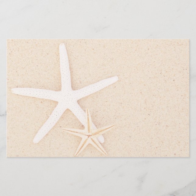 Starfish at the Beach Stationery (Front)