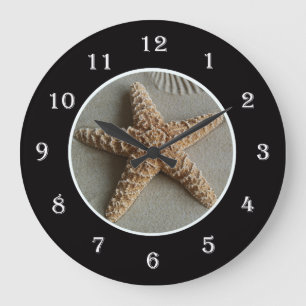 Starfish at the Beach Wall Clock