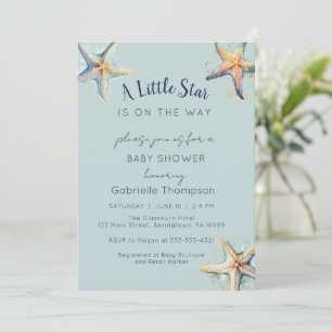 STARFISH Baby Shower Invitation