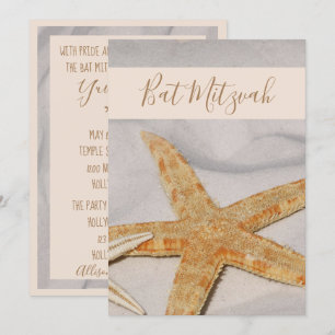 Starfish Bat Mitzvah Invitation