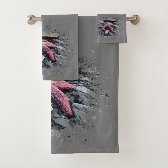 Starfish - Bathroom Towel Set (Insitu)
