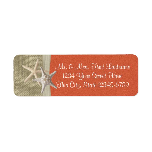 Starfish Beach and Burlap Coral (Front)