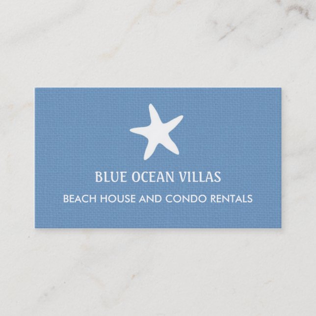 Starfish Beach Business Card (Front)