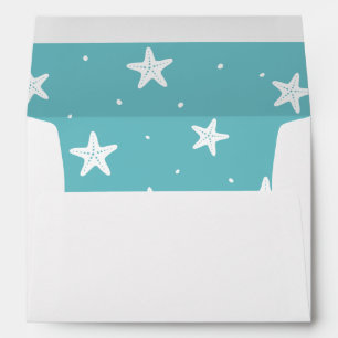 Starfish Beach Christmas Envelope