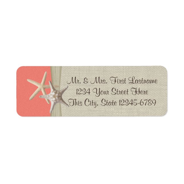 Starfish Beach Coral (Front)