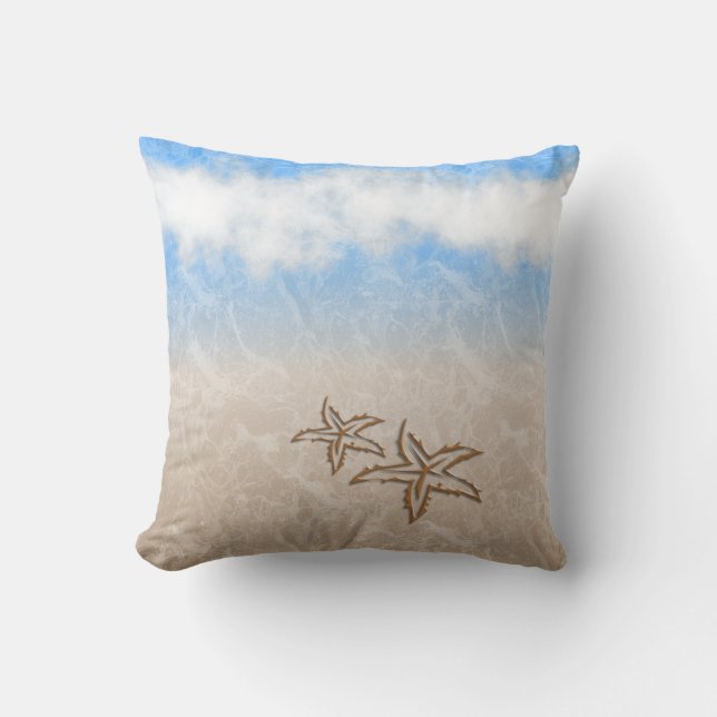 Starfish Beach Cushion (Front)