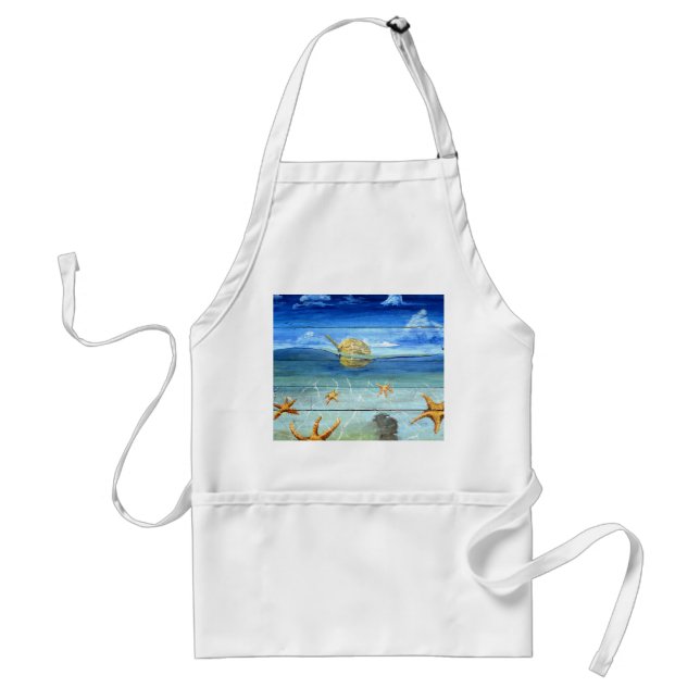 Starfish Beach Kitchen apron (Front)