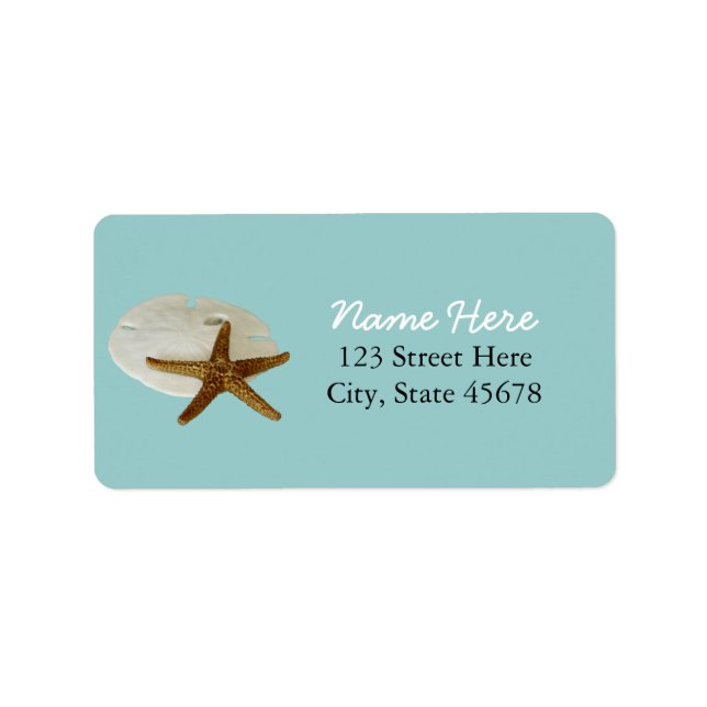 Starfish Beach Label (Front)