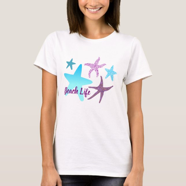 Starfish Beach Life Tee For Women (Front)
