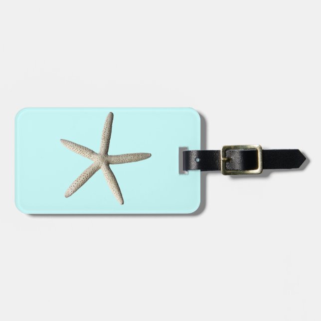 Starfish Beach Luggage Tag (Front Horizontal)