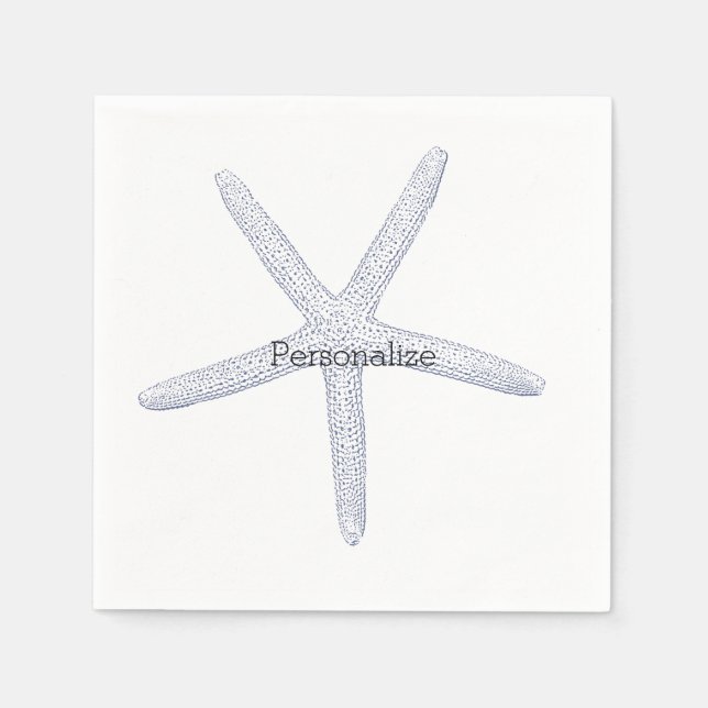 Starfish Beach Napkin (Front)