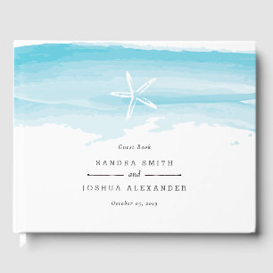 Starfish Beach Wedding Guest Book