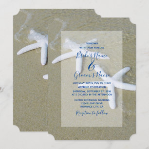 Starfish Beach Wedding Invitations