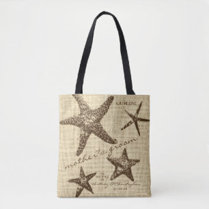 Starfish Beach Wedding Party (Mother of Groom) Tote Bag