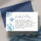 Starfish Book For Baby Invitation Enclosure Card