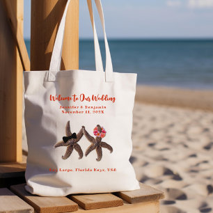 Starfish Bride n Groom Wedding Welcome Bag