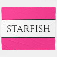 STARFISH Bright Fun Cute Candy Pink White Stripes