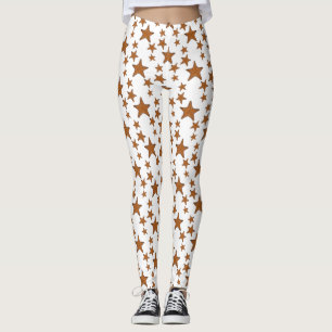 Starfish cartoon illustration leggings